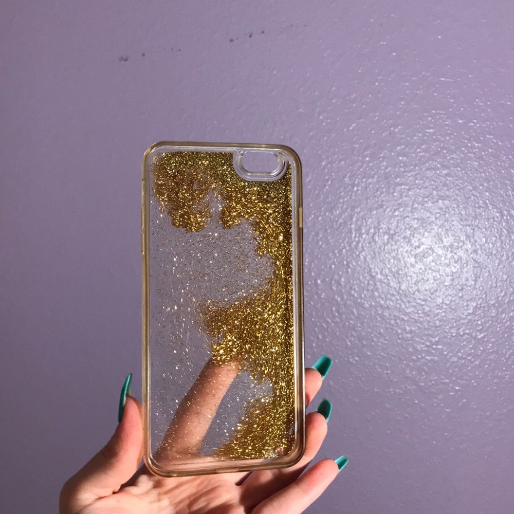 iPhone 6s Plus glitter phone case